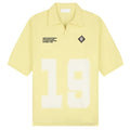 Croyez Nombre Knit Polo Geel