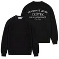 Croyez Original Fraternité Knit Sweater Zwart
