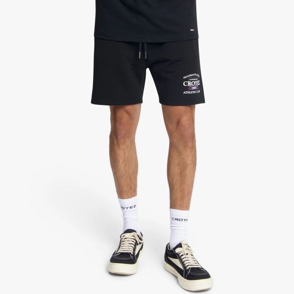 Croyez Overlay Fraternité Korte Broek Zwart