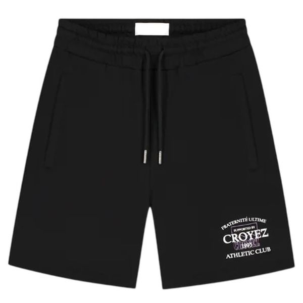 Croyez Overlay Fraternité Korte Broek Zwart