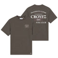 Croyez Overlay Fraternité T-shirt Bruin