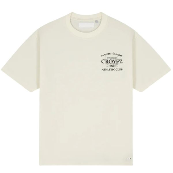 Croyez Overlay Fraternité T-shirt Off White