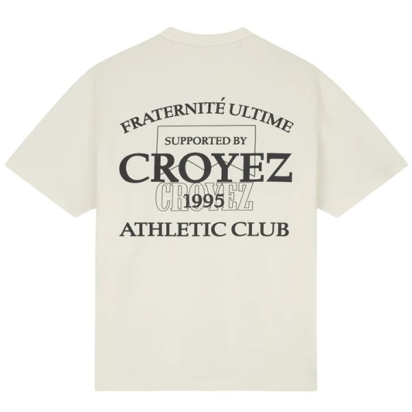Croyez Overlay Fraternité T-shirt Off White