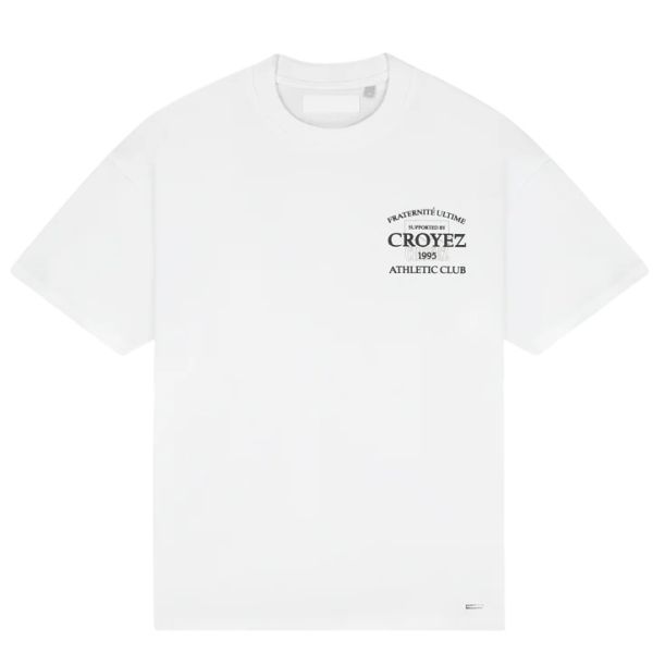 Croyez Overlay Fraternité T-shirt Wit