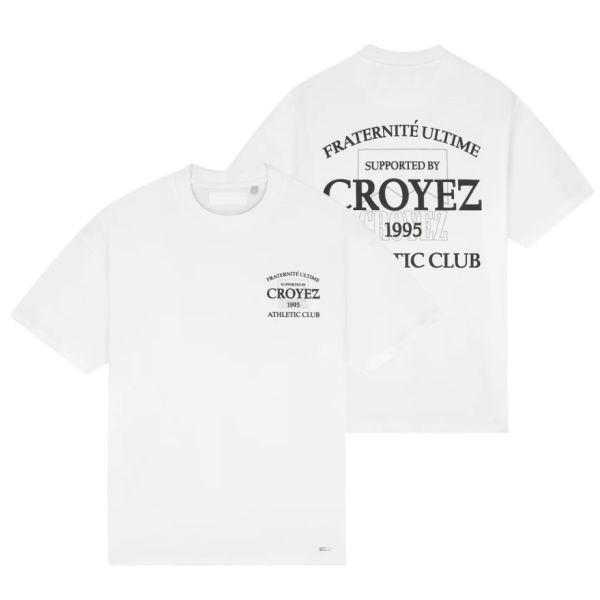 Croyez Overlay Fraternité T-shirt Wit