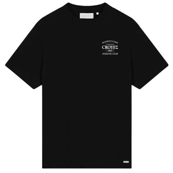 Croyez Overlay Fraternité T-shirt Zwart