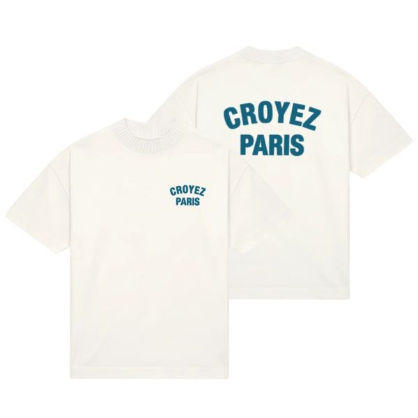 Croyez Paris Knit T-shirt Off White