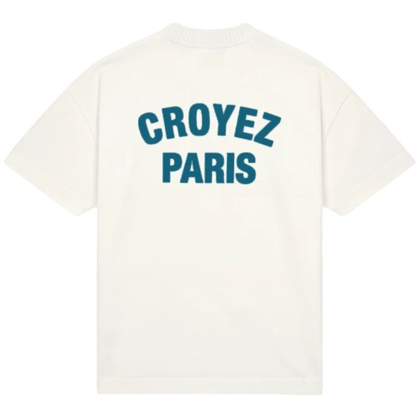 Croyez Paris Knit T-shirt Off White