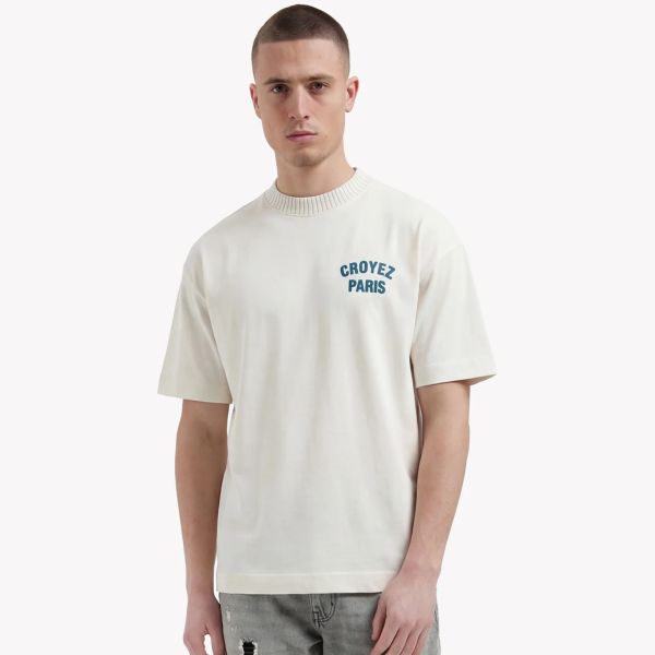 Croyez Paris Knit T-shirt Off White