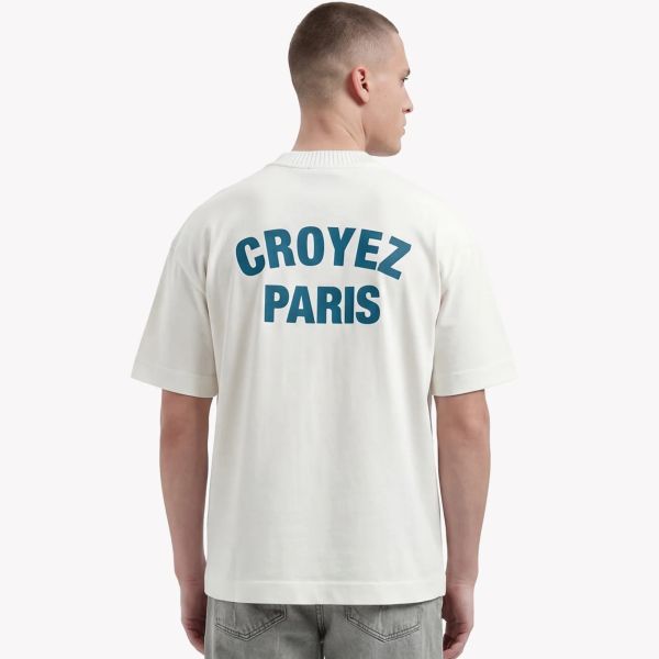 Croyez Paris Knit T-shirt Off White