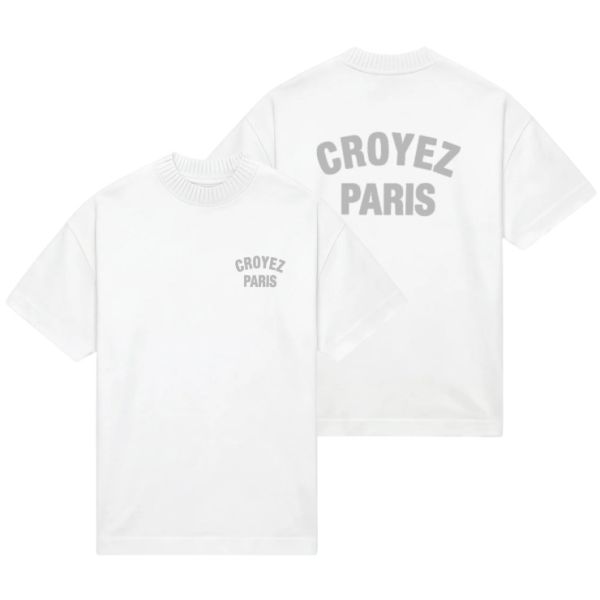 Croyez Paris Knit T-shirt Wit