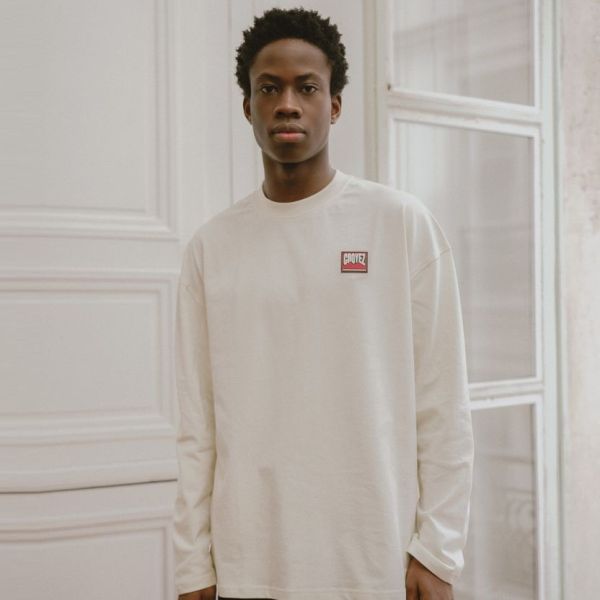 Croyez Patch Longsleeve T-shirt Off White