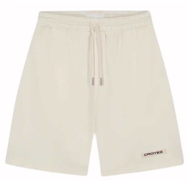 Croyez Plisse Korte Broek Off White