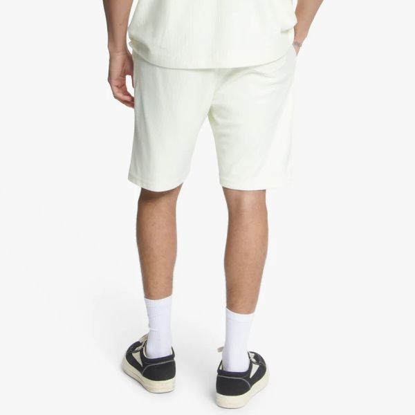 Croyez Plisse Korte Broek Off White