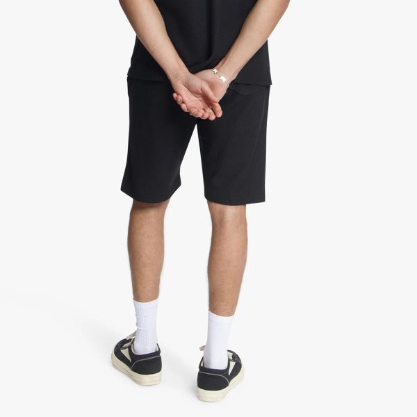 Croyez Plisse Korte Broek Zwart