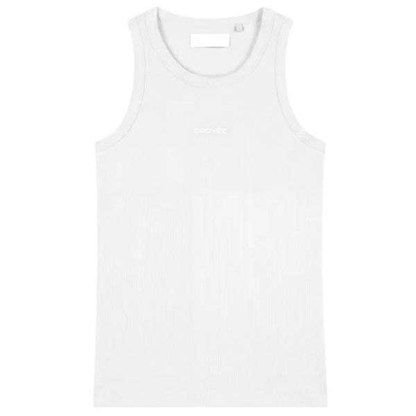Croyez Ribbed Tank Top Wit