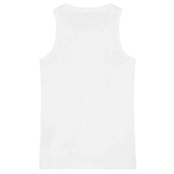 Croyez Ribbed Tank Top Wit