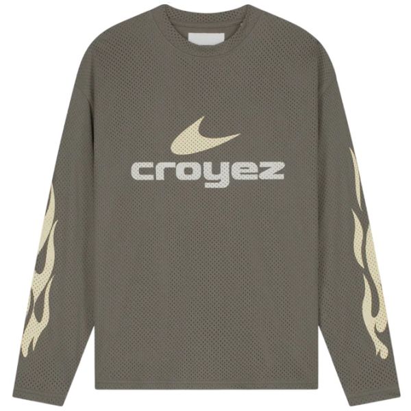 Croyez Service Dept Longsleeve T-shirt Bruin