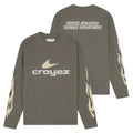 Croyez Service Dept Longsleeve T-shirt Bruin
