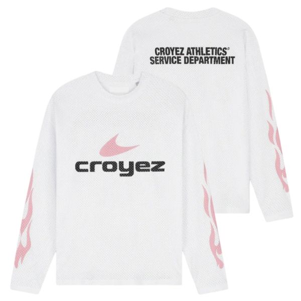 Croyez Service Dept Longsleeve T-shirt Wit