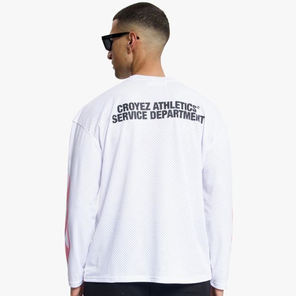 Croyez Service Dept Longsleeve T-shirt Wit