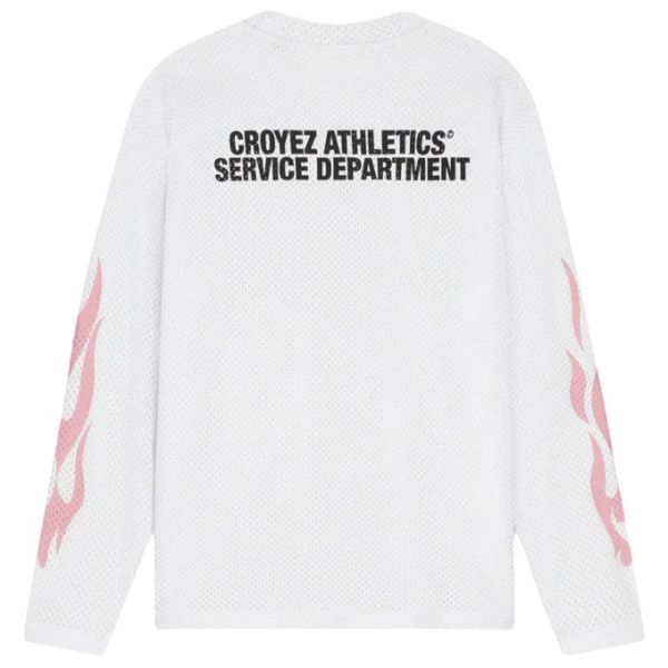 Croyez Service Dept Longsleeve T-shirt Wit