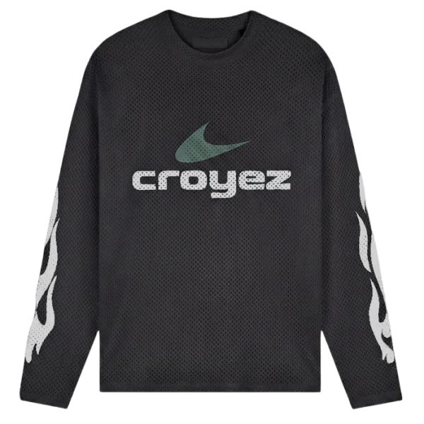 Croyez Service Dept Longsleeve T-shirt Zwart