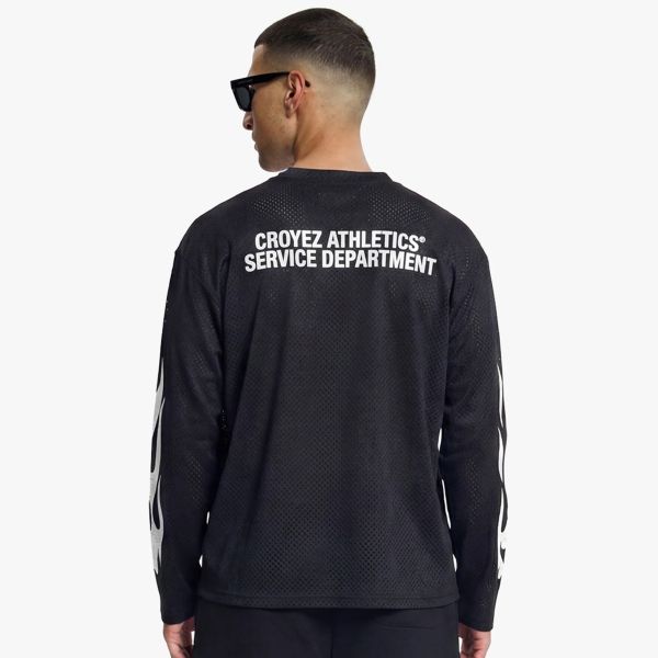 Croyez Service Dept Longsleeve T-shirt Zwart
