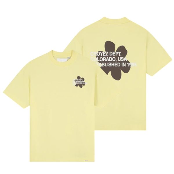 Croyez Silhouette T-shirt Geel