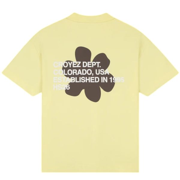 Croyez Silhouette T-shirt Geel