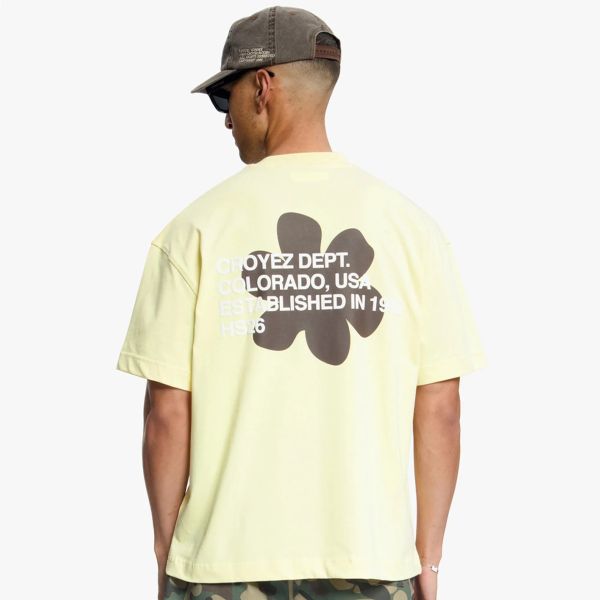Croyez Silhouette T-shirt Geel