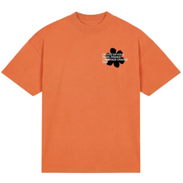Croyez Silhouette T-shirt Oranje