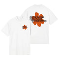Croyez Silhouette T-shirt Wit/Oranje