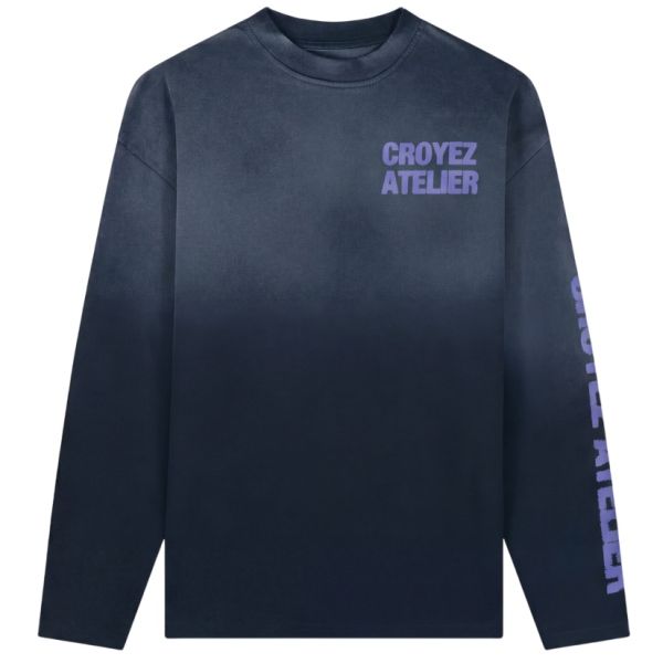 Croyez Sprayed Atelier Longsleeve T-shirt Zwart