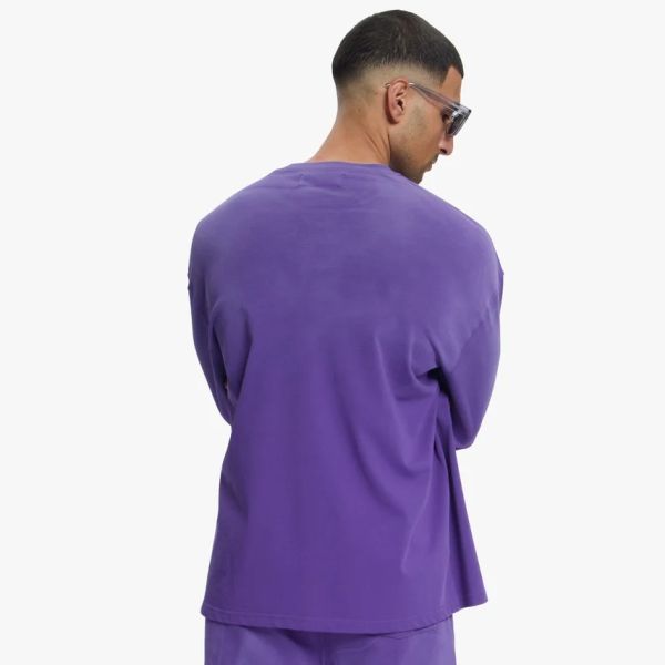 Croyez Sprayed Atelier Longsleeve T-shirt Paars