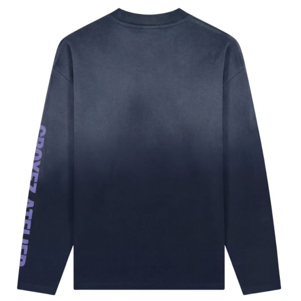 Croyez Sprayed Atelier Longsleeve T-shirt Zwart