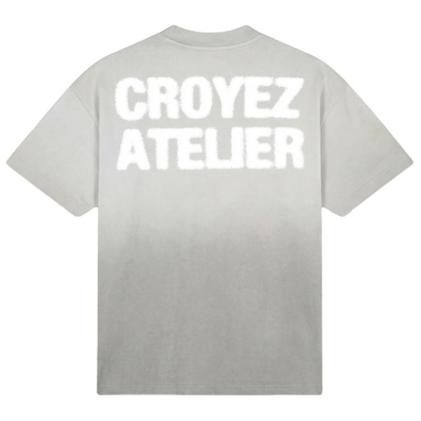 Croyez Sprayed Atelier T-shirt Grijs