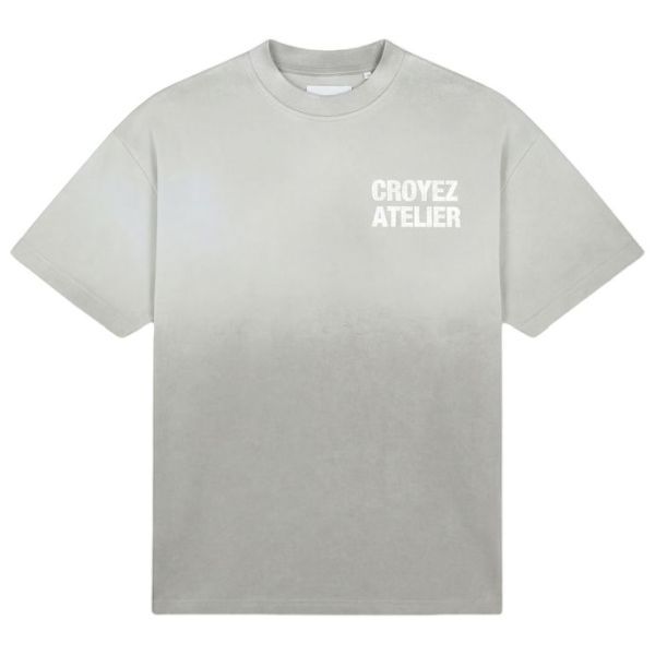 Croyez Sprayed Atelier T-shirt Grijs