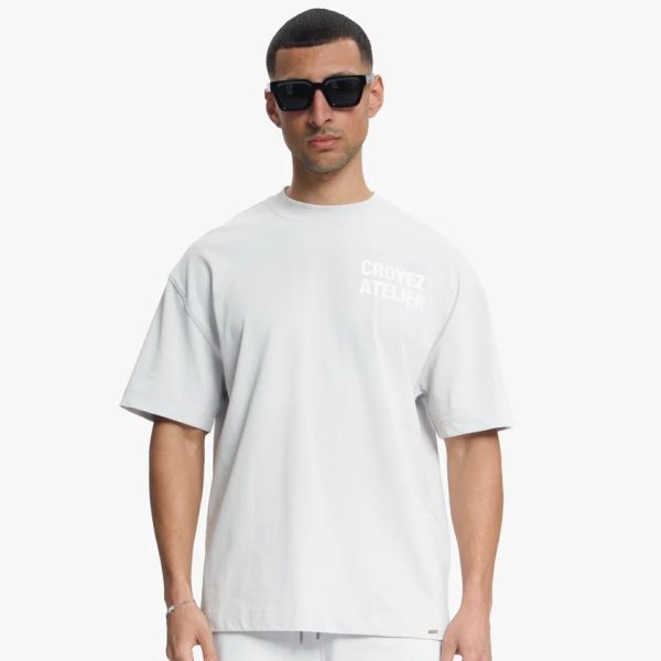 Croyez Sprayed Atelier T-shirt Grijs