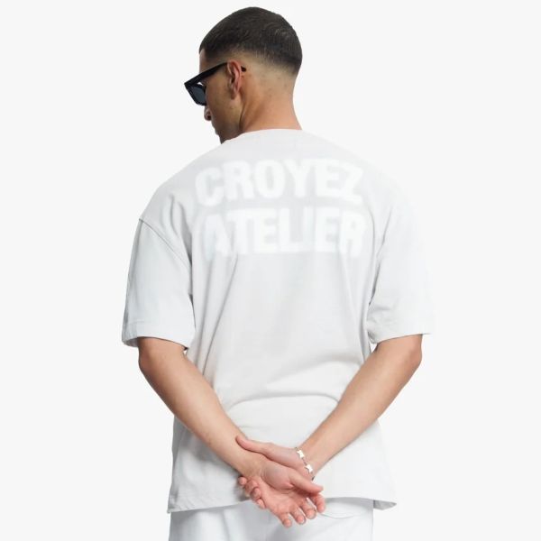 Croyez Sprayed Atelier T-shirt Grijs