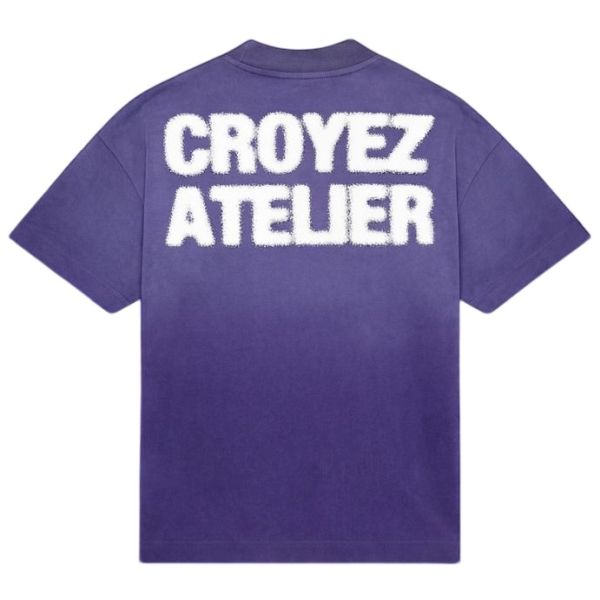 Croyez Sprayed Atelier T-shirt Paars
