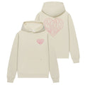 Croyez Stitched Heart Hoodie Off White