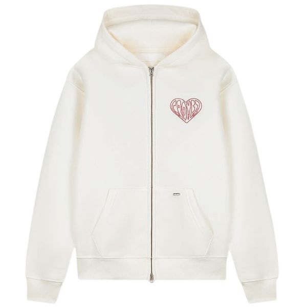 Croyez Stitched Heart Vest Off White