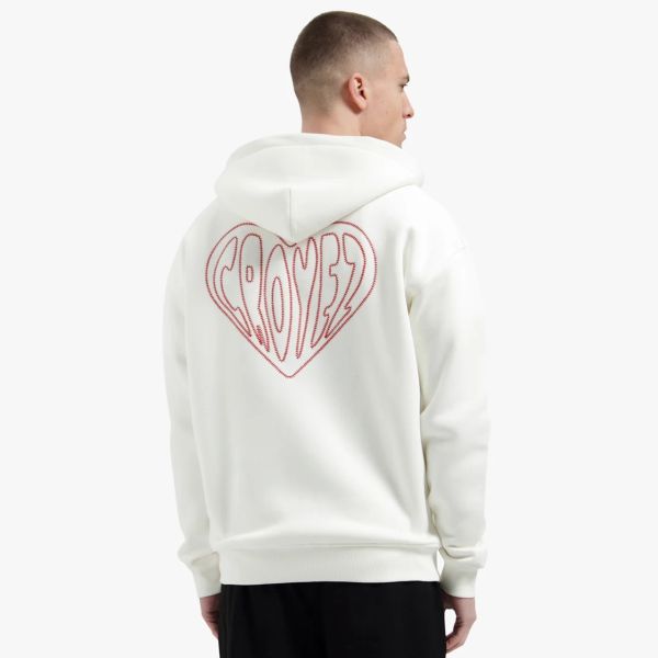 Croyez Stitched Heart Vest Off White