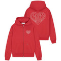 Croyez Stitched Heart Vest Rood