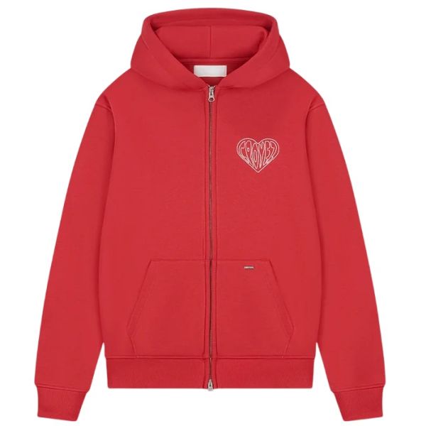 Croyez Stitched Heart Vest Rood