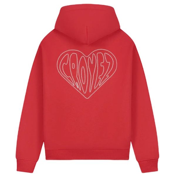 Croyez Stitched Heart Vest Rood