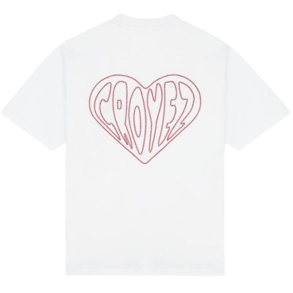Croyez stitched heart t-shirt wit