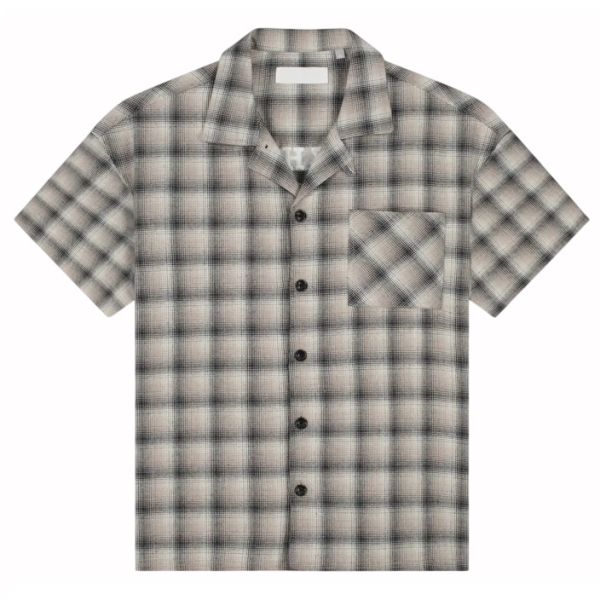 Croyez Worker Flannel Overshirt Zwart