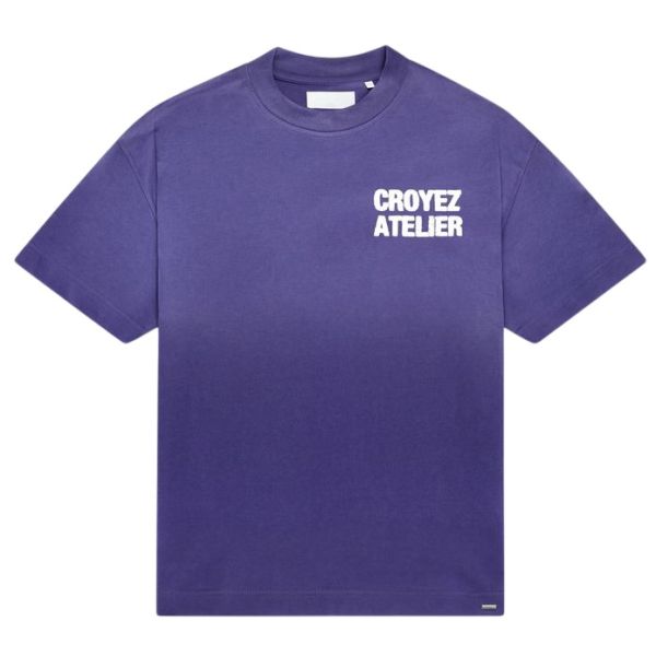 Croyez Sprayed Atelier T-shirt Paars